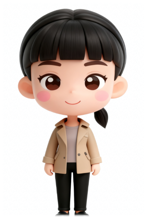 Ms Zhang 卡通形象